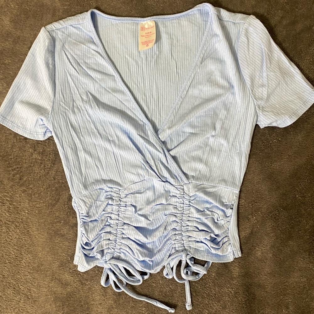 No Boundaries Blue Top
